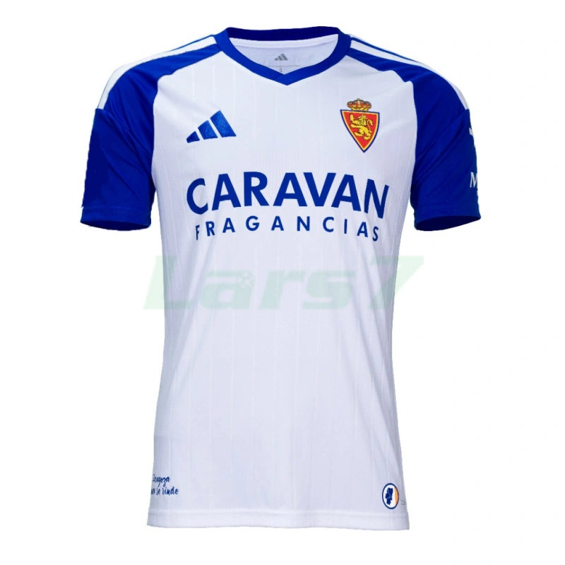 Camiseta Real Zaragoza 1ª Equipación 2026/2027 Blanco/Azul