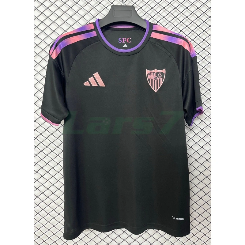 Camiseta Sevilla FC 3ª Equipación 2026/2027 Negro con Parche La Liga