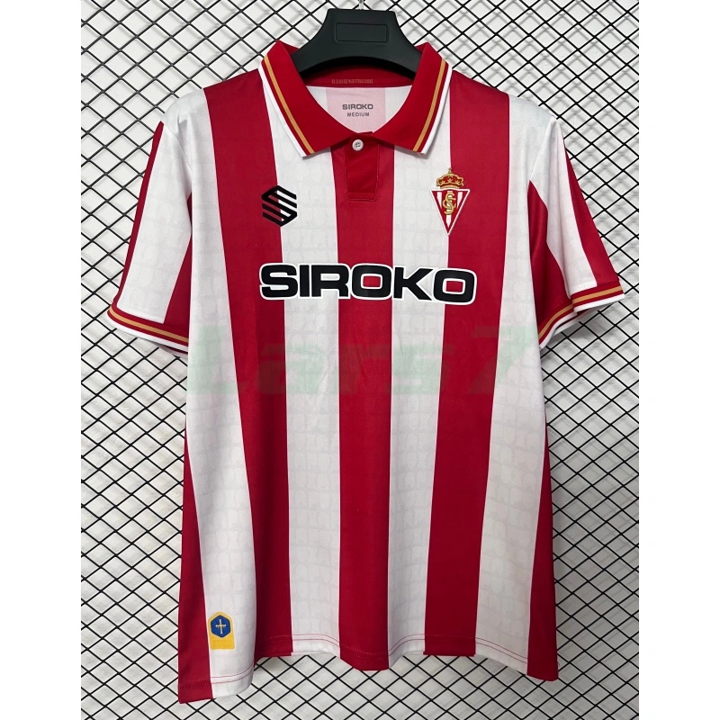 Camiseta Sporting de Gijón 1ª Equipación 2026/2027 Rojo/Blanco