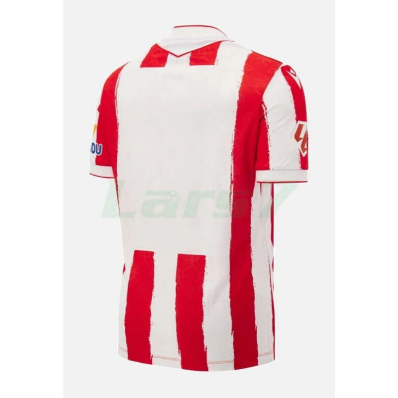 Camiseta UD Almería 1ª Equipación 2026/2027 Rojo/Blanco con Parche La Liga