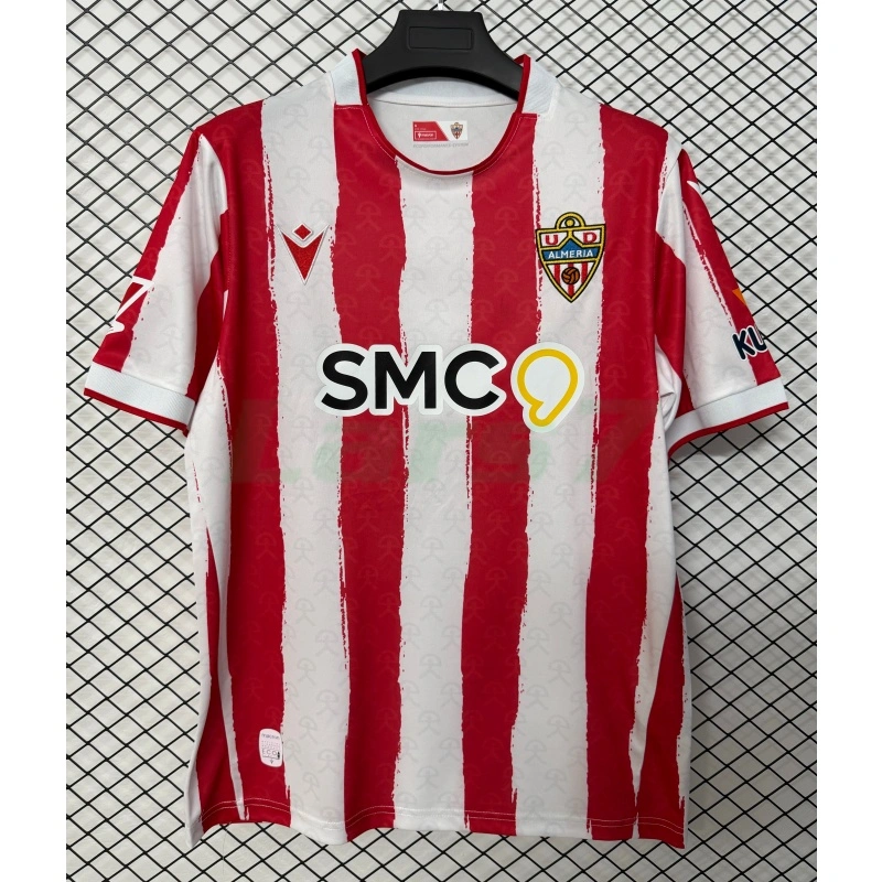 Camiseta UD Almería 1ª Equipación 2026/2027 Rojo/Blanco con Parche La Liga