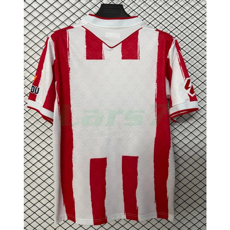 Camiseta UD Almería 1ª Equipación 2026/2027 Rojo/Blanco con Parche La Liga