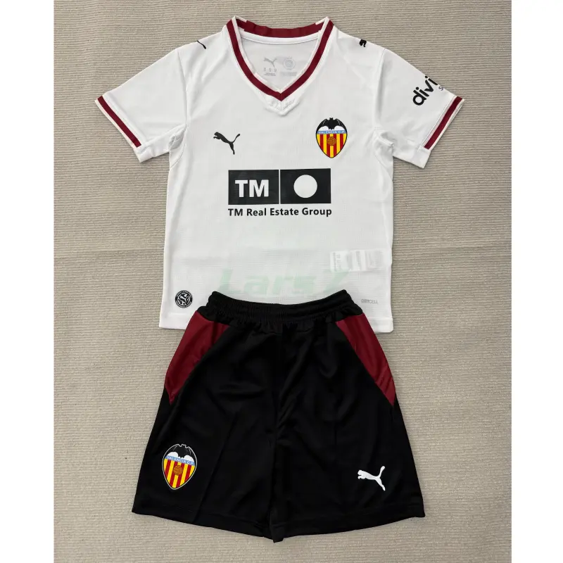 Camiseta Valencia 1ª Equipación 2026/2027 Blanco Niño Kit