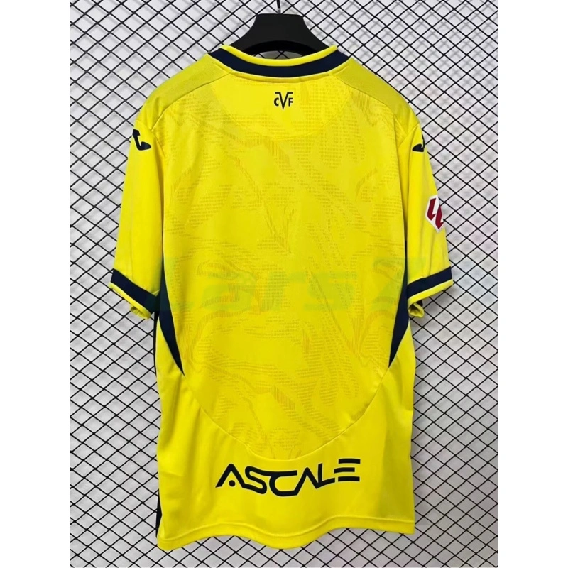 Camiseta Villarreal 1ª Equipación 2026/2027 Amarillo con Parche La Liga