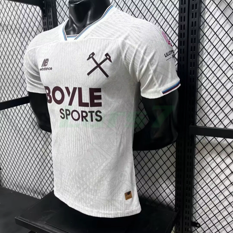 Camiseta West Ham United 2ª Equipación 2026/2027 Blanco (EDICIÓN JUGADOR)