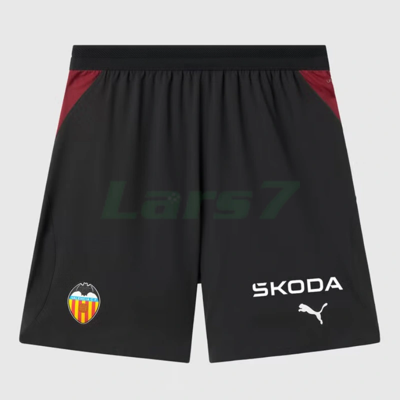 Pantalón Corto Valencia 1ª Equipación 2026/2027 Negro