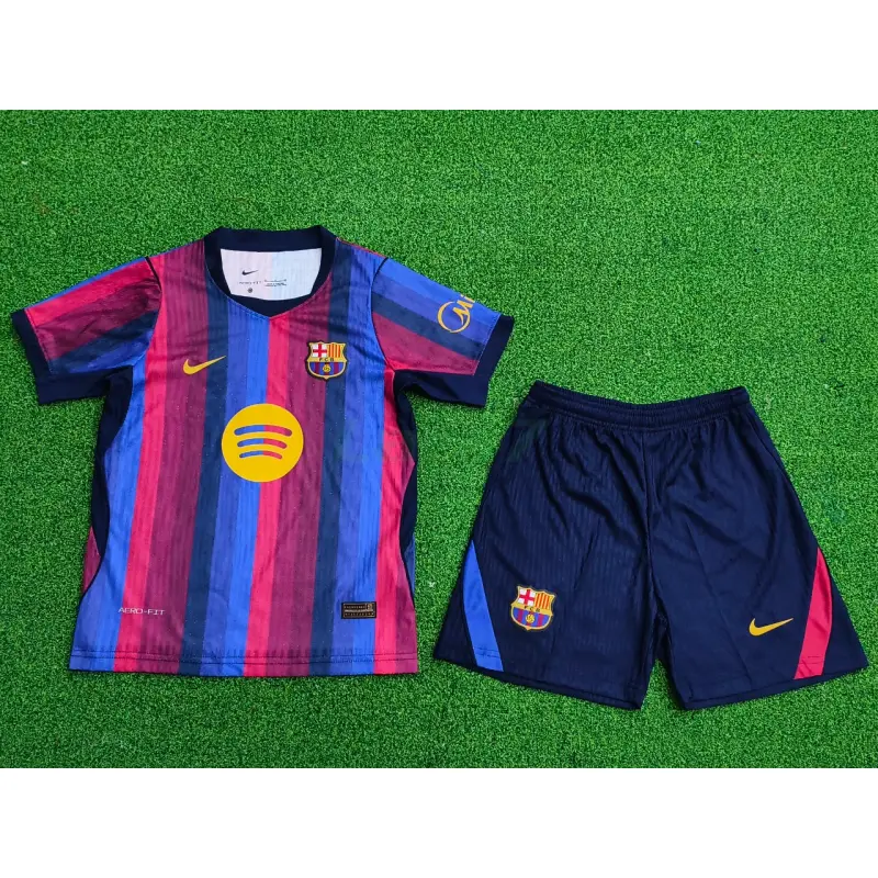 Camiseta Barcelona 1ª Equipación 2026/2027 Azul/Rojo Niño Kit (EDICIÓN JUGADOR)
