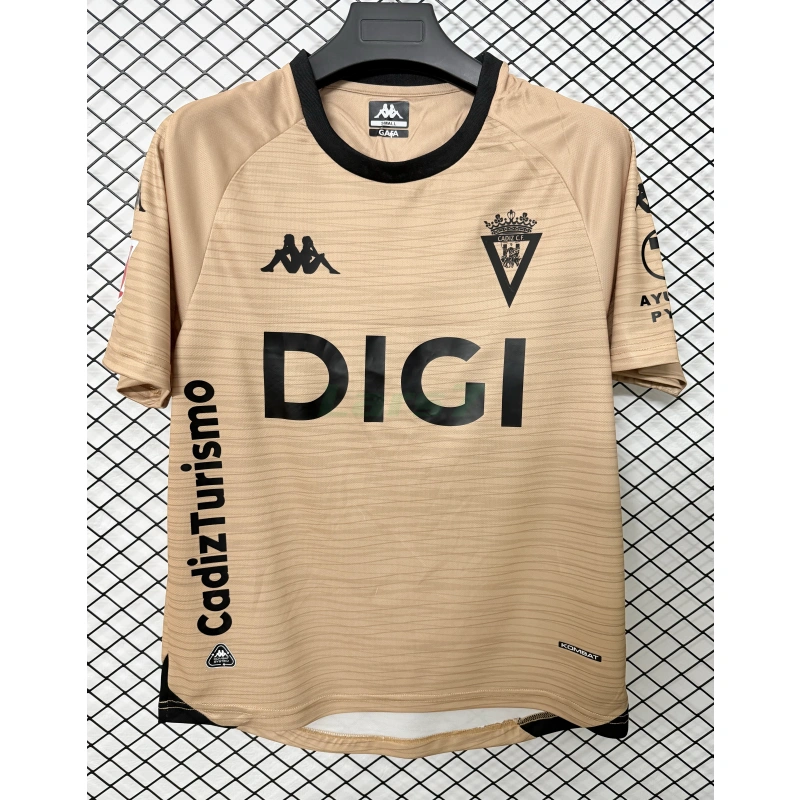 Camiseta Cadiz 3ª Equipación 2026/2027 Marrón con Parche La Liga