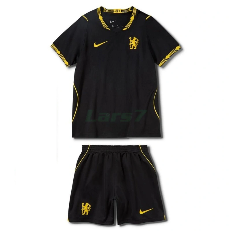Camiseta Chelsea 2ª Equipación 2026/2027 Negro Niño Kit
