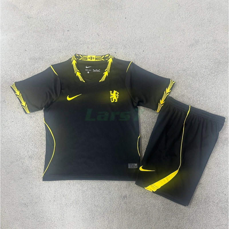Camiseta Chelsea 2ª Equipación 2026/2027 Negro Niño Kit