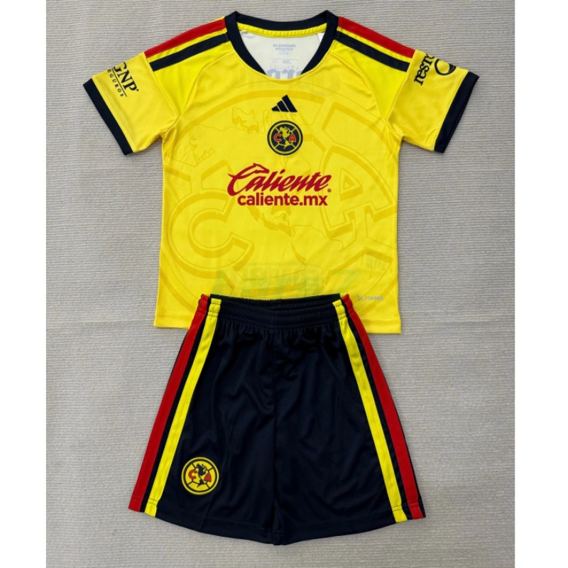 Camiseta Club América 1ª Equipación 2026/2027 Amarillo Niño Kit