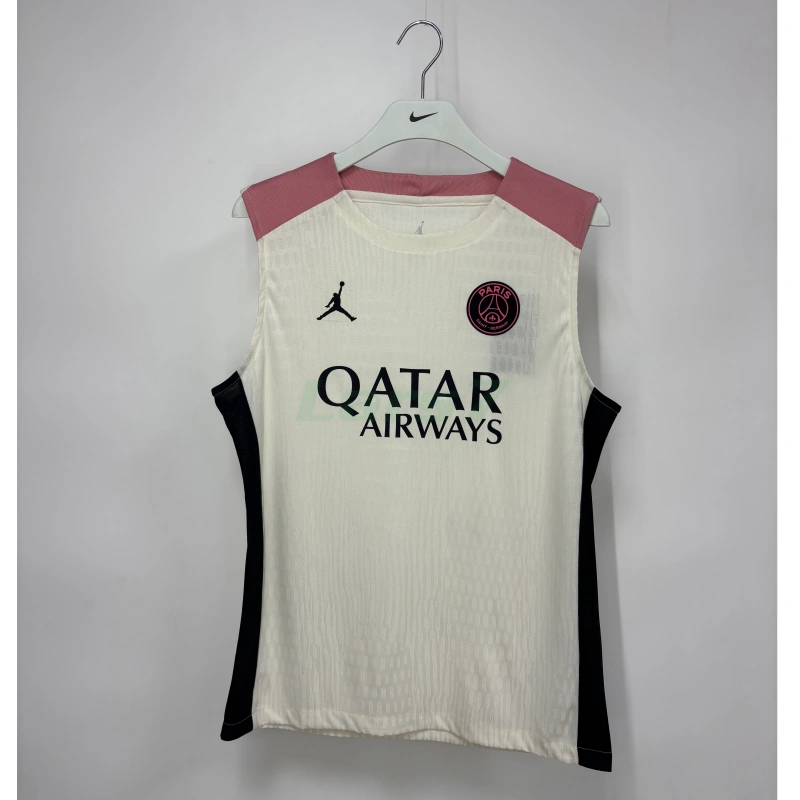 Camiseta De Entrenamiento PSG Sin Mangas 2026/2027 Beige