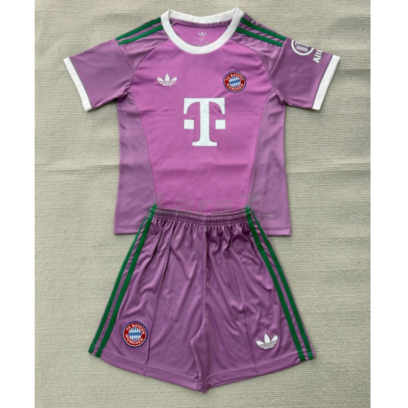 Camiseta de Portero Bayern Múnich 2ª Equipación 2026/2027 Morado Niño Kit