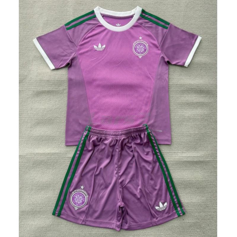 Camiseta de Portero Celtic 2ª Equipación 2026/2027 Morado Niño Kit