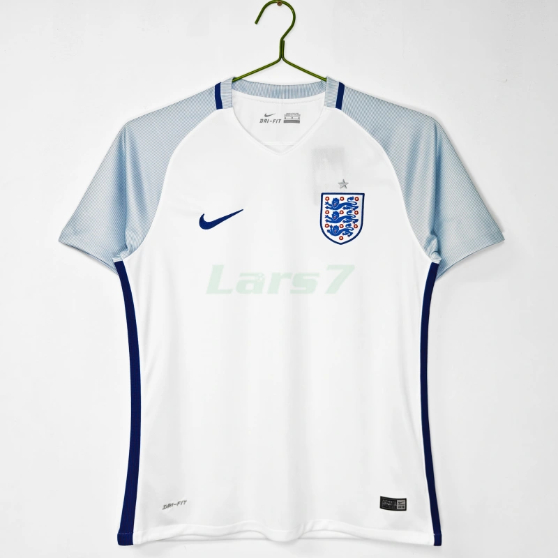 Camiseta Inglaterra 1ª Equipación Retro 2016 Blanco