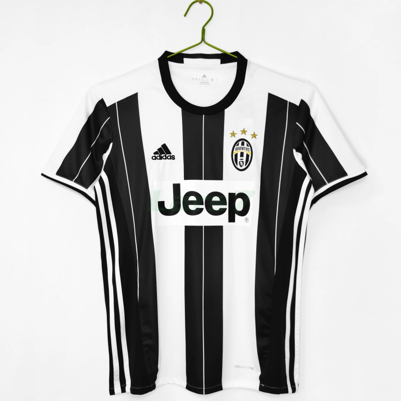 Camiseta Juventus 1ª Equipación Retro 2016/2017 Negro/Blanco