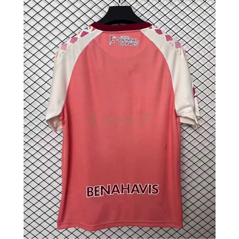 Camiseta Málaga CF 2ª Equipación 2026/2027 Rosa con Parche La Liga