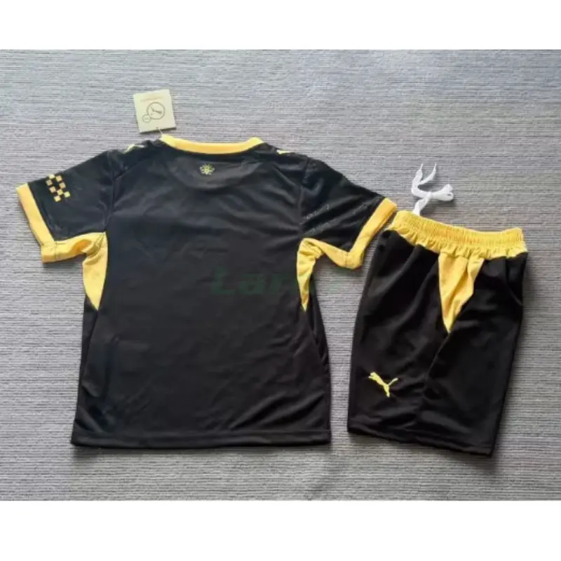Camiseta Manchester City 2ª Equipación 20262027 Negro Niño Kit
