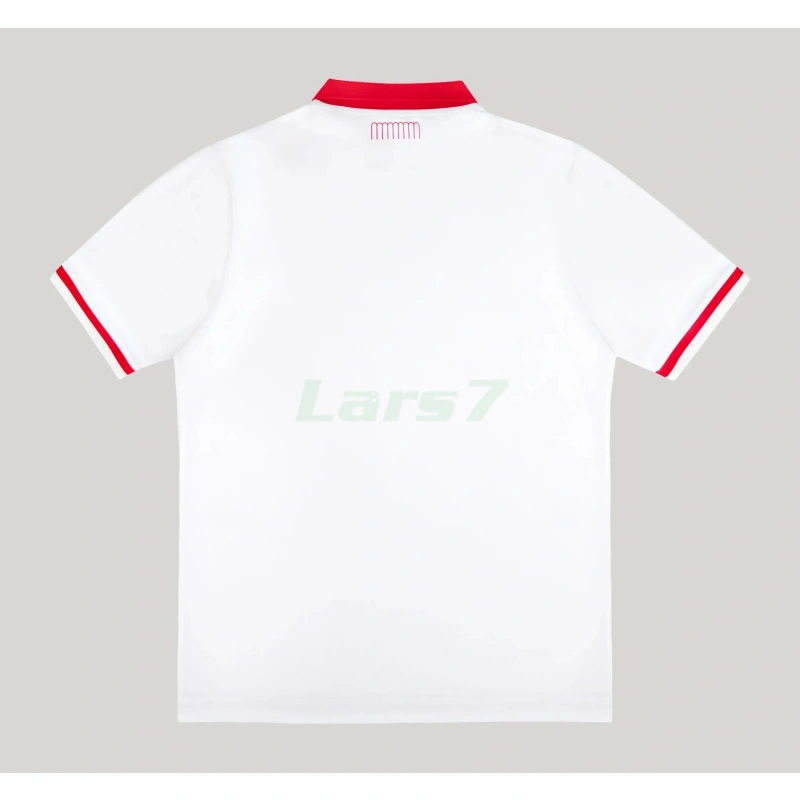 Camiseta Mónaco 1ª Equipación 2026/2027 Rojo/Blanco