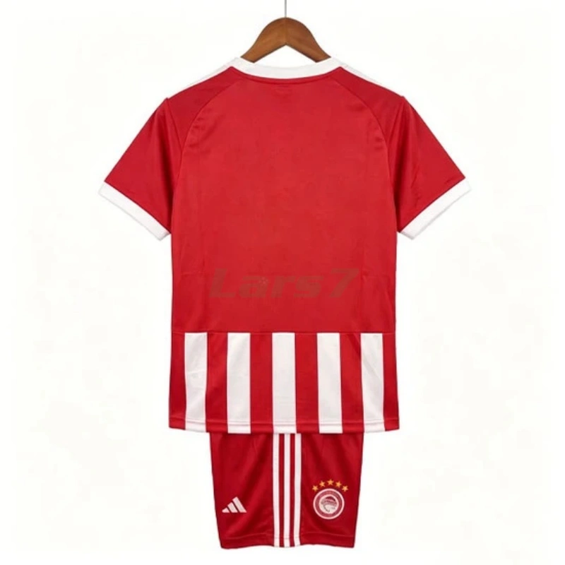 Camiseta Olympiakos 1ª Equipación 2026/2027 Rojo/Blanco Niño Kit