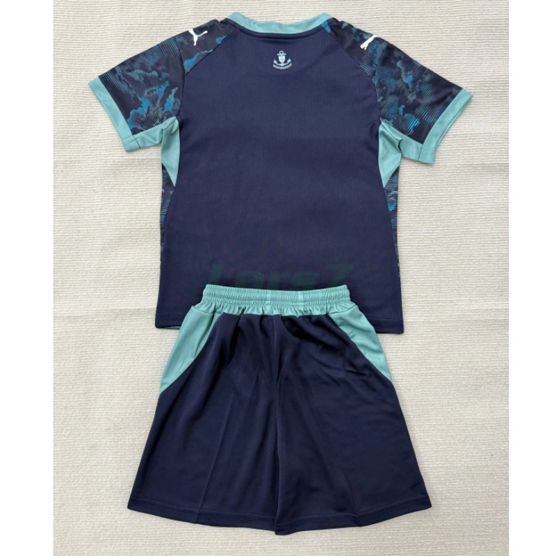 Camiseta Olympique Marsella 2ª Equipación 2026/2027 Azul Marino Niño Kit