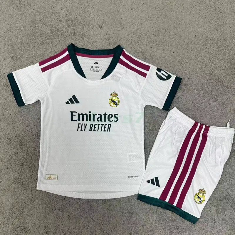 Camiseta Real Madrid 1ª Equipación 2026/2027 Blanco Niño Kit (EDICIÓN JUGADOR)