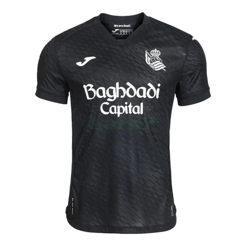 Camiseta Real Sociedad 2ª Equipación 2026/2027 Negro con Parche La Liga