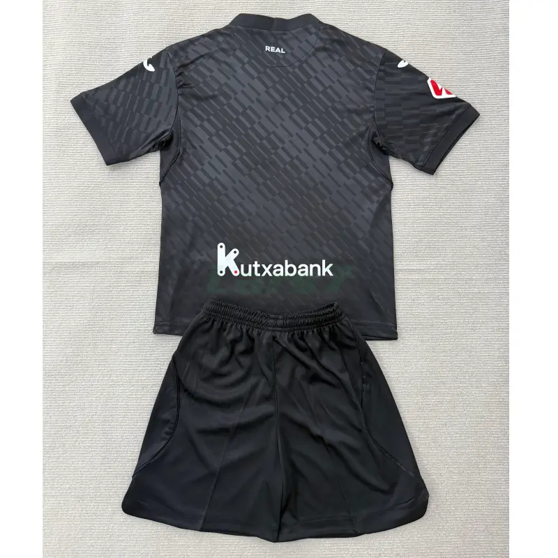 Camiseta Real Sociedad 2ª Equipación 2026/2027 Negro con Parche La Liga