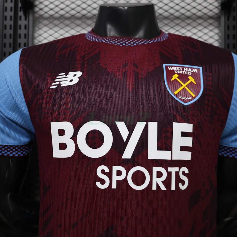 Camiseta West Ham United 1ª Equipación 2026/2027 Rojo Oscuro (EDICIÓN JUGADOR)