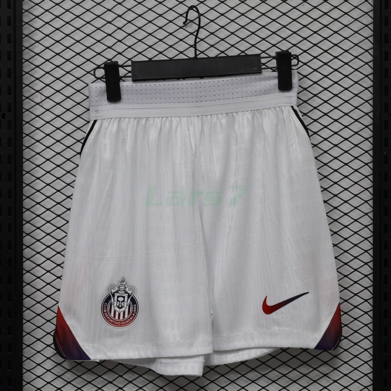 Pantalón Corto Chivas 2ª Equipación 2026/2027 Blanco (EDICIÓN JUGADOR)