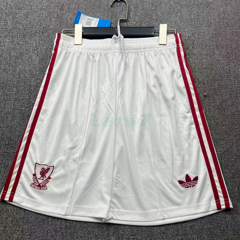 Pantalón Corto Liverpool 2ª Equipación 2026/2027 Blanco