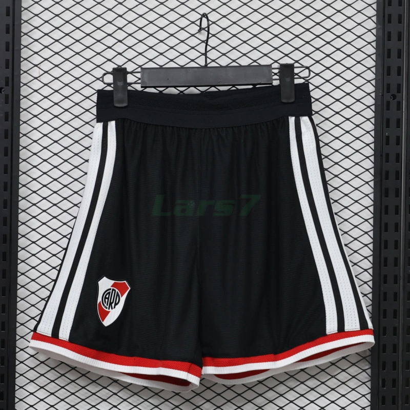 Pantalón Corto Plate River 1ª Equipación 2026/2027 Negro (EDICIÓN JUGADOR)