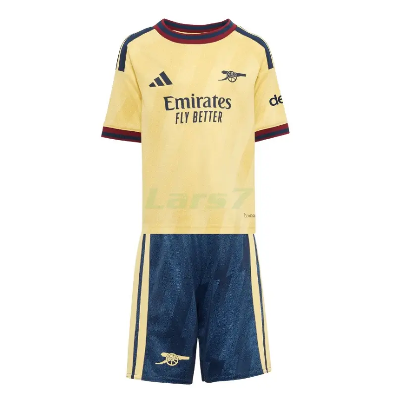 Camiseta Arsenal 3ª Equipación 2026/2027 Amarillo Niño Kit