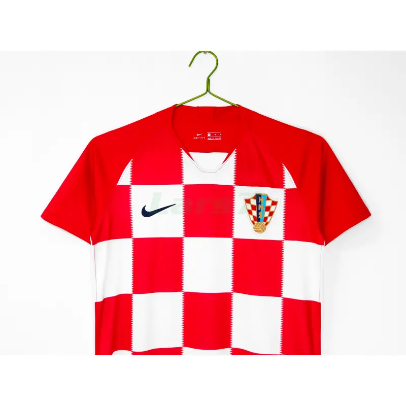 Camiseta Croacia 1ª Equipación Retro 2018 Rojo/Blanco