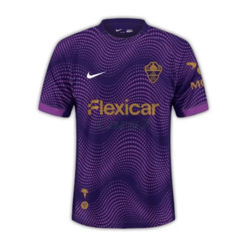 Camiseta Elche 2ª Equipación 2026/2027 Morado con Parche La Liga