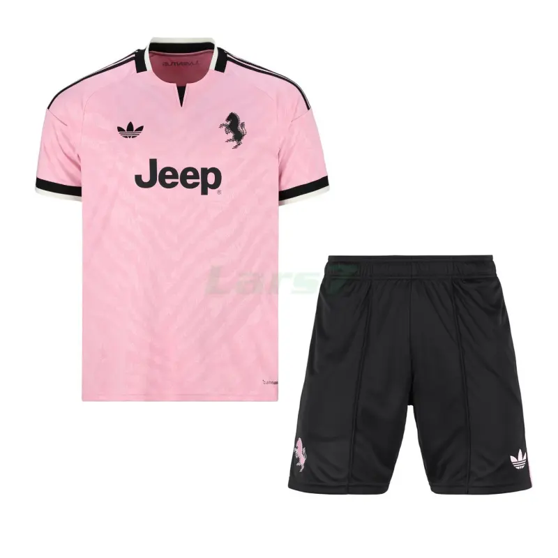 Camiseta Juventus 2ª Equipación 2026/2027 Rosa Niño Kit