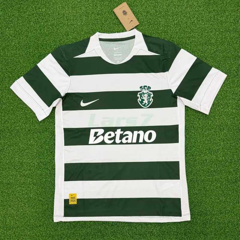 Camiseta Lisboa 1ª Equipación 2026/2027 Verde/Blanco