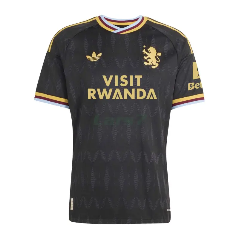 Camiseta Aston Villa 2ª Equipación 2026/2027 Negro con Patrocinador