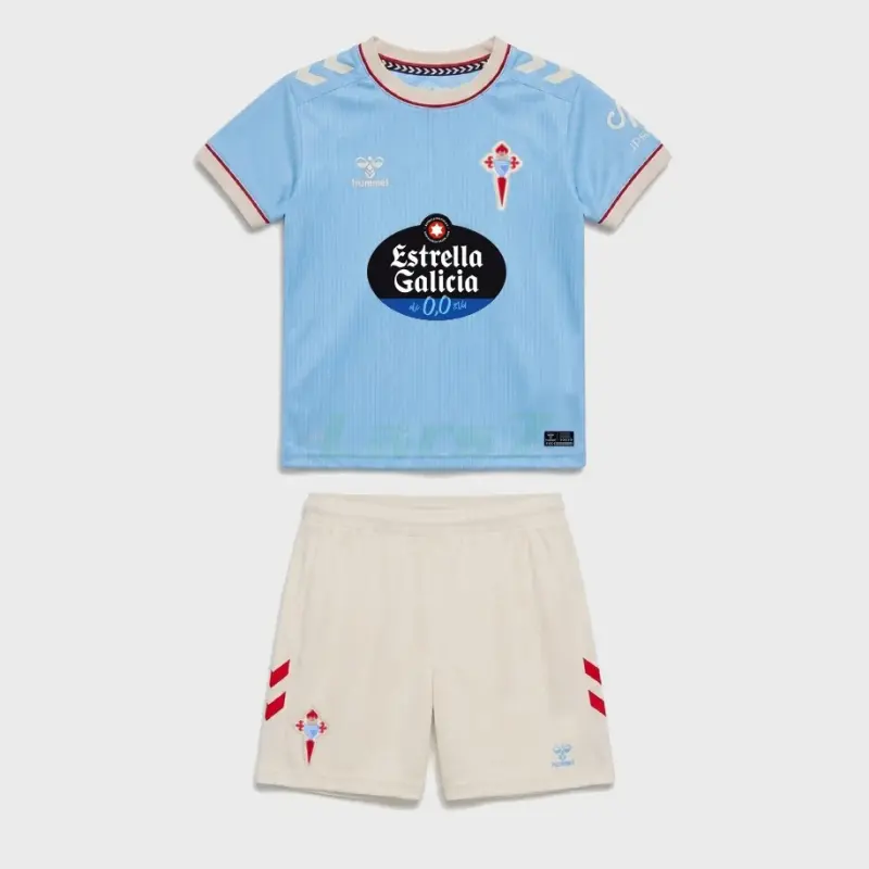 Camiseta Celta De Vigo 1ª Equipación 2026/2027 Azul Niño Kit