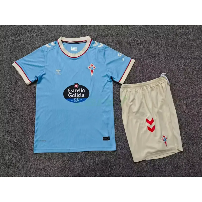 Camiseta Celta De Vigo 1ª Equipación 2026/2027 Azul Niño Kit