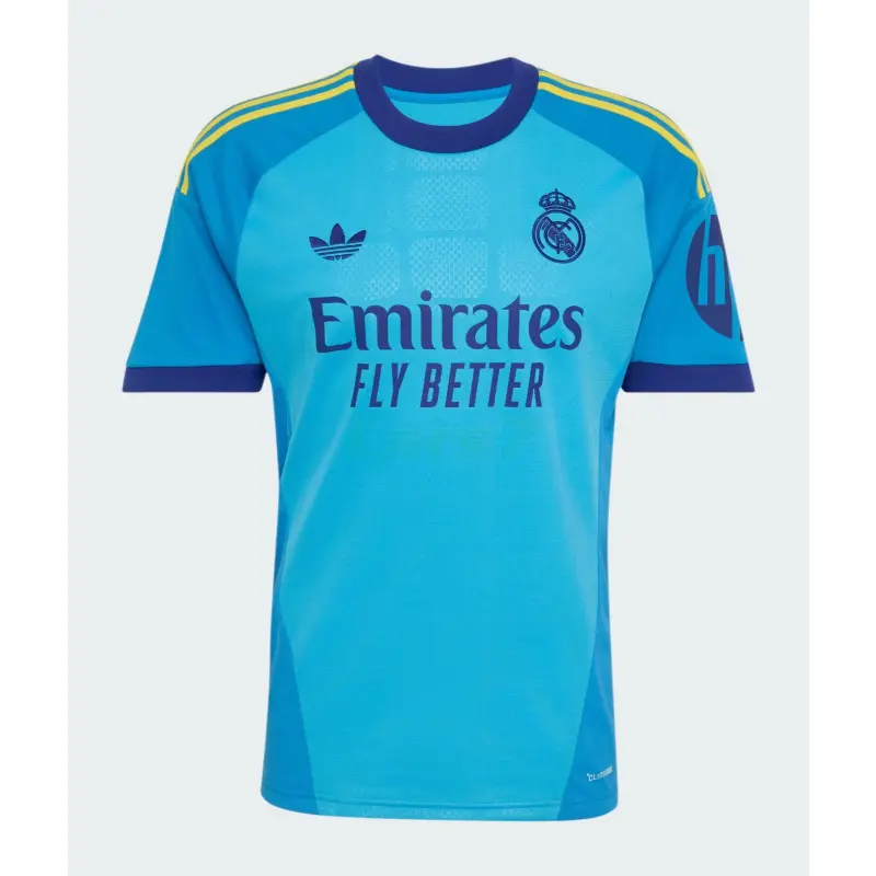 Camiseta de Portero Real Madrid 1ª Equipación 2026/2027 Azul con Parche HP