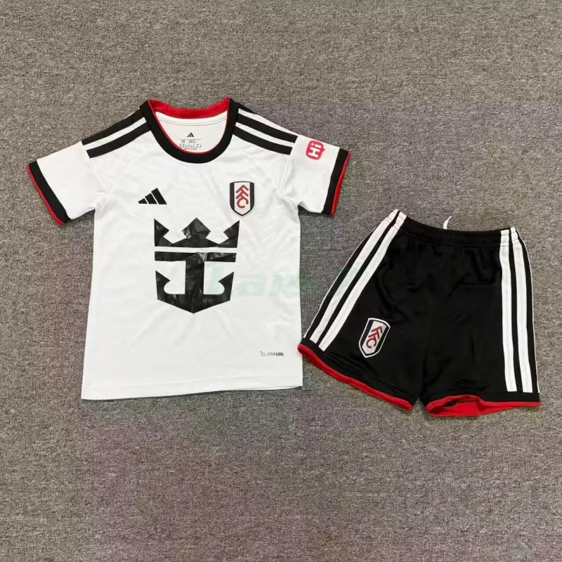 Camiseta Fulham F.C 1ª Equipación 2026/2027 Blanco Niño Kit