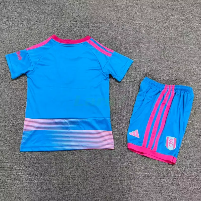 Camiseta Fulham F.C 3ª Equipación 2026/2027 Azul/Rosa Niño Kit