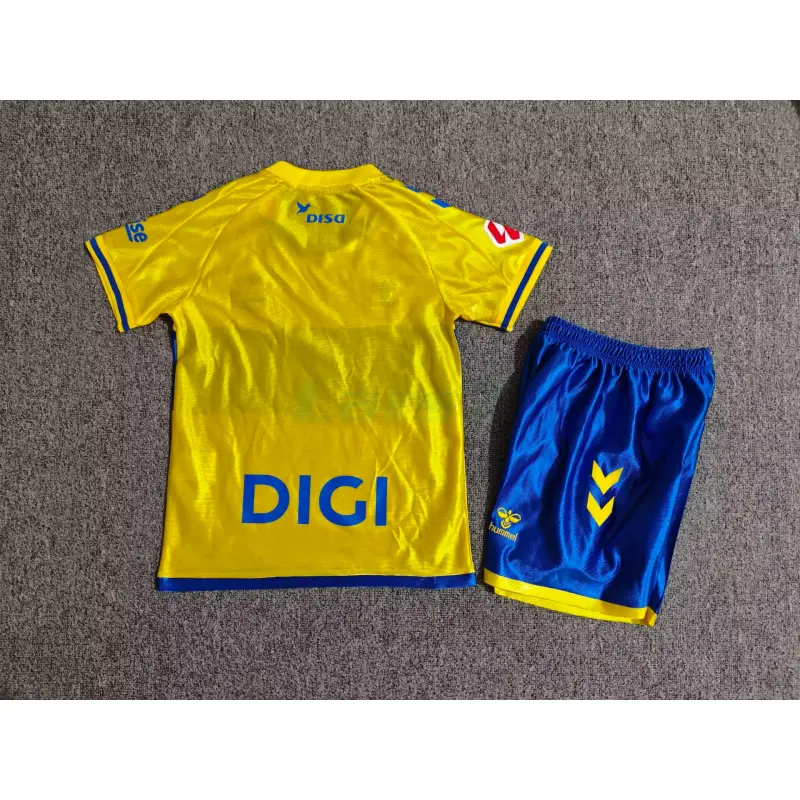 Camiseta Las Palmas 1ª Equipación 2026/2027 Amarillo Niño Kit con Parche La Liga
