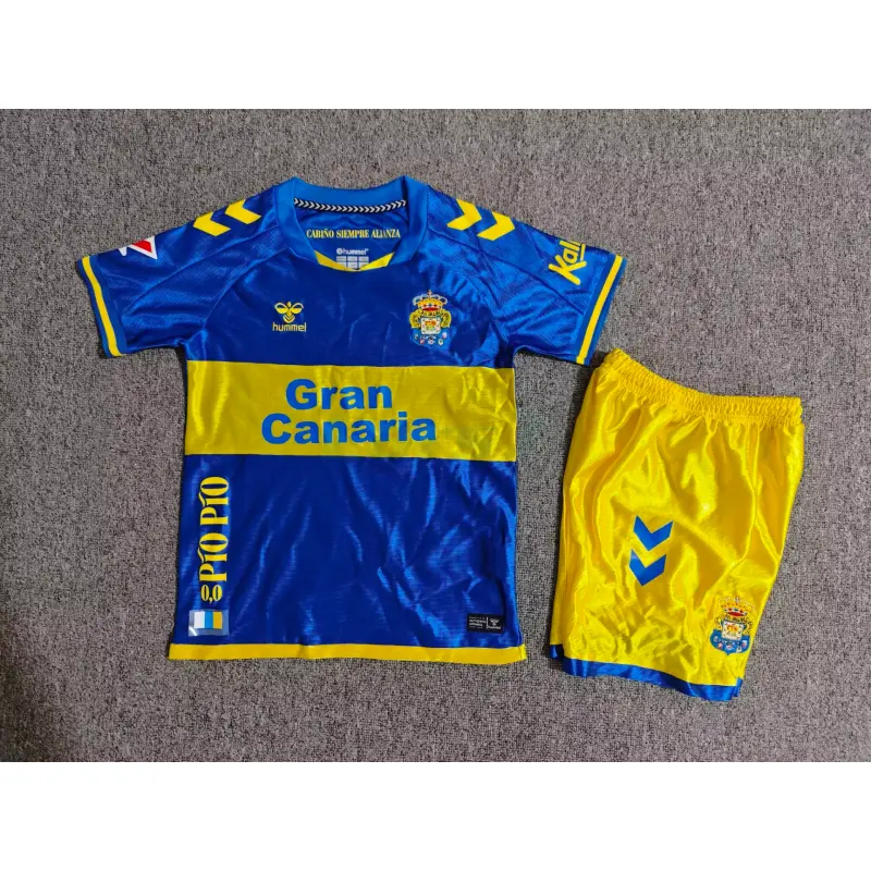 Camiseta Las Palmas 2ª Equipación 2026/2027 Azul Niño Kit con Parche La Liga