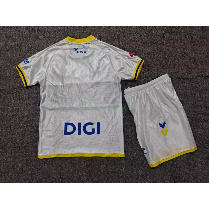 Camiseta Las Palmas 3ª Equipación 2026/2027 Blanco Niño Kit con Parche La Liga