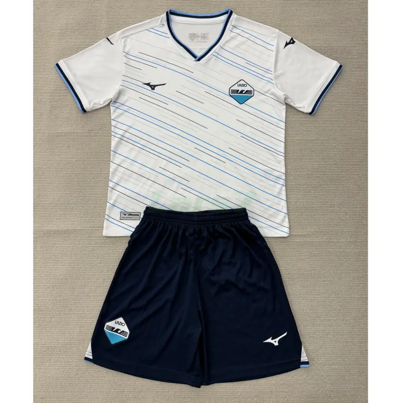 Camiseta Lazio 2ª Equipación 2026/2027 Blanco Niño Kit