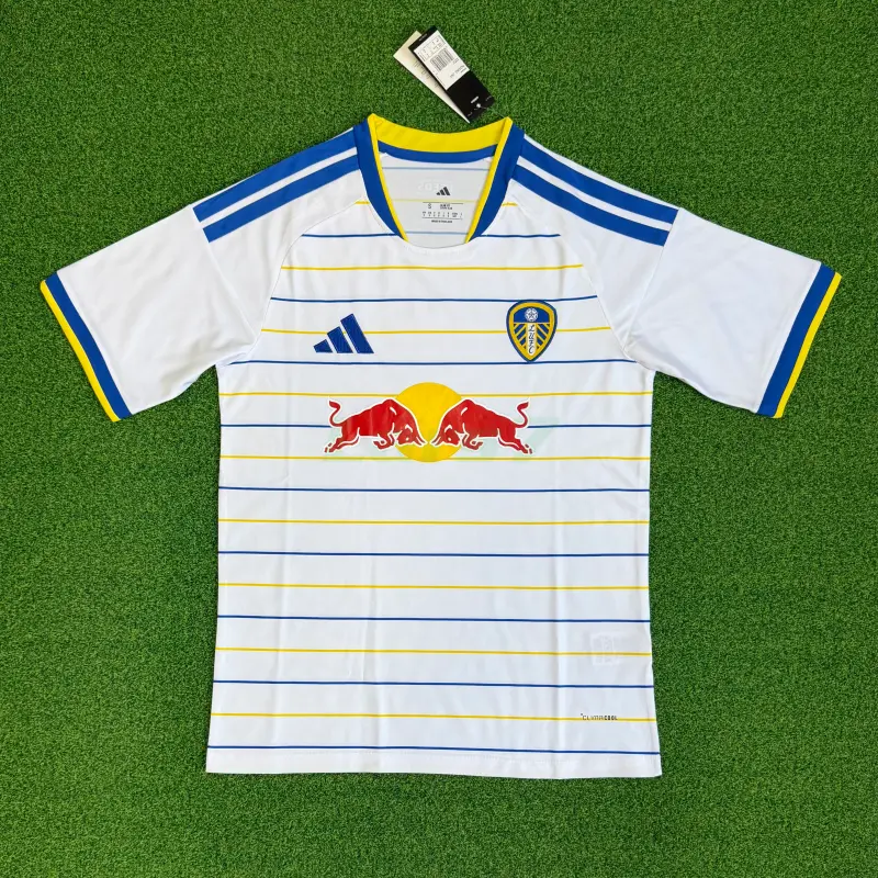 Camiseta Leeds United 1ª Equipación 2026/2027 Blanco/Amarillo/Azul