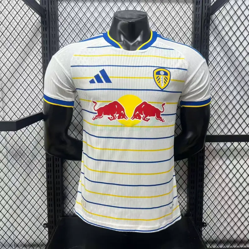 Camiseta Leeds United 1ª Equipación 2026/2027 Blanco/Amarillo/Azul (EDICIÓN JUGADOR)