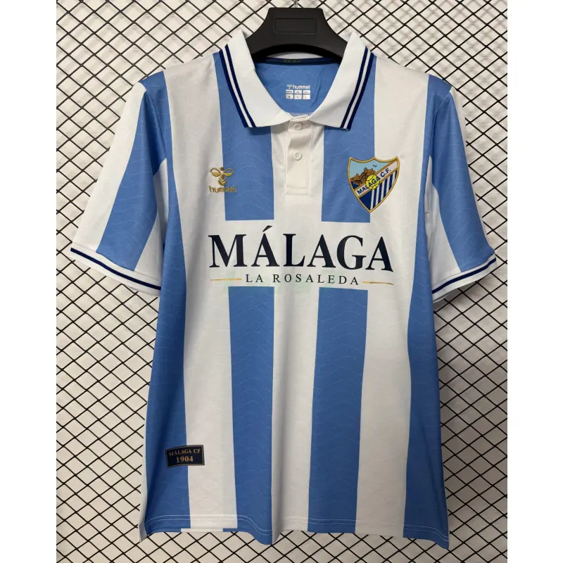 Camiseta Málaga CF 2026/2027 Retro Azul/Blanco